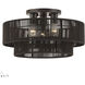 Acordia 3 Light 18 inch English Bronze Semi Flush Mount Ceiling Light, Large