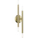 Soho 4 Light 5 inch Antique Brass ADA Sconce Wall Light