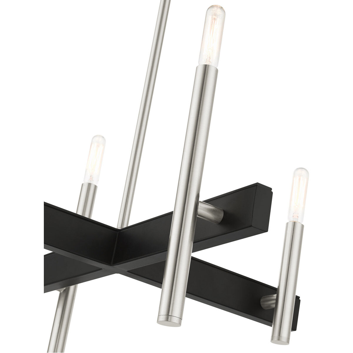 Denmark 4 Light 20 inch Brushed Nickel Chandelier Ceiling Light