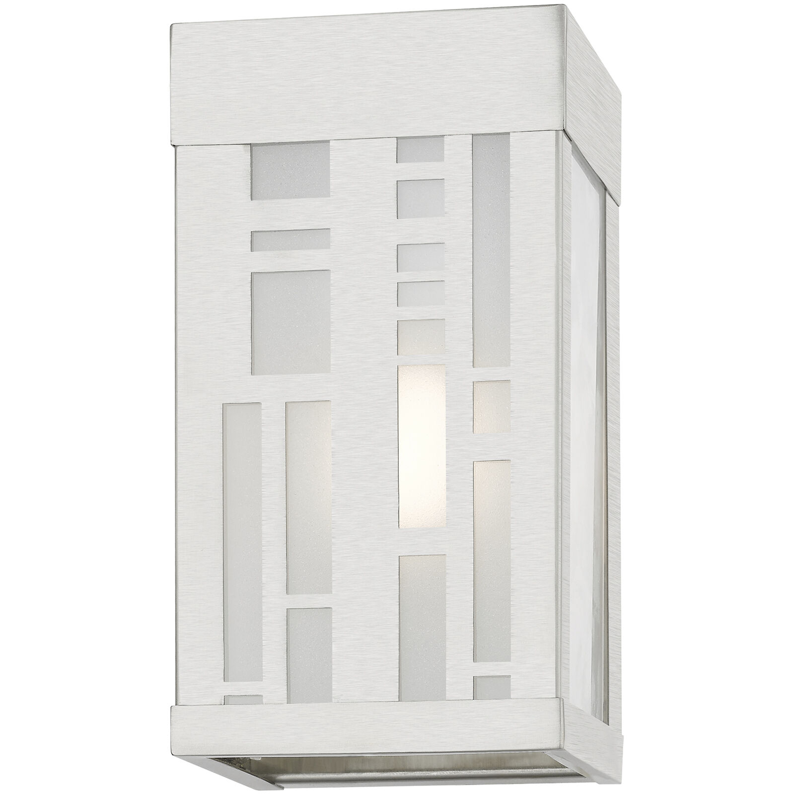 Malmo 1 Light 9 inch Brushed Nickel Outdoor Small Sconce, Small