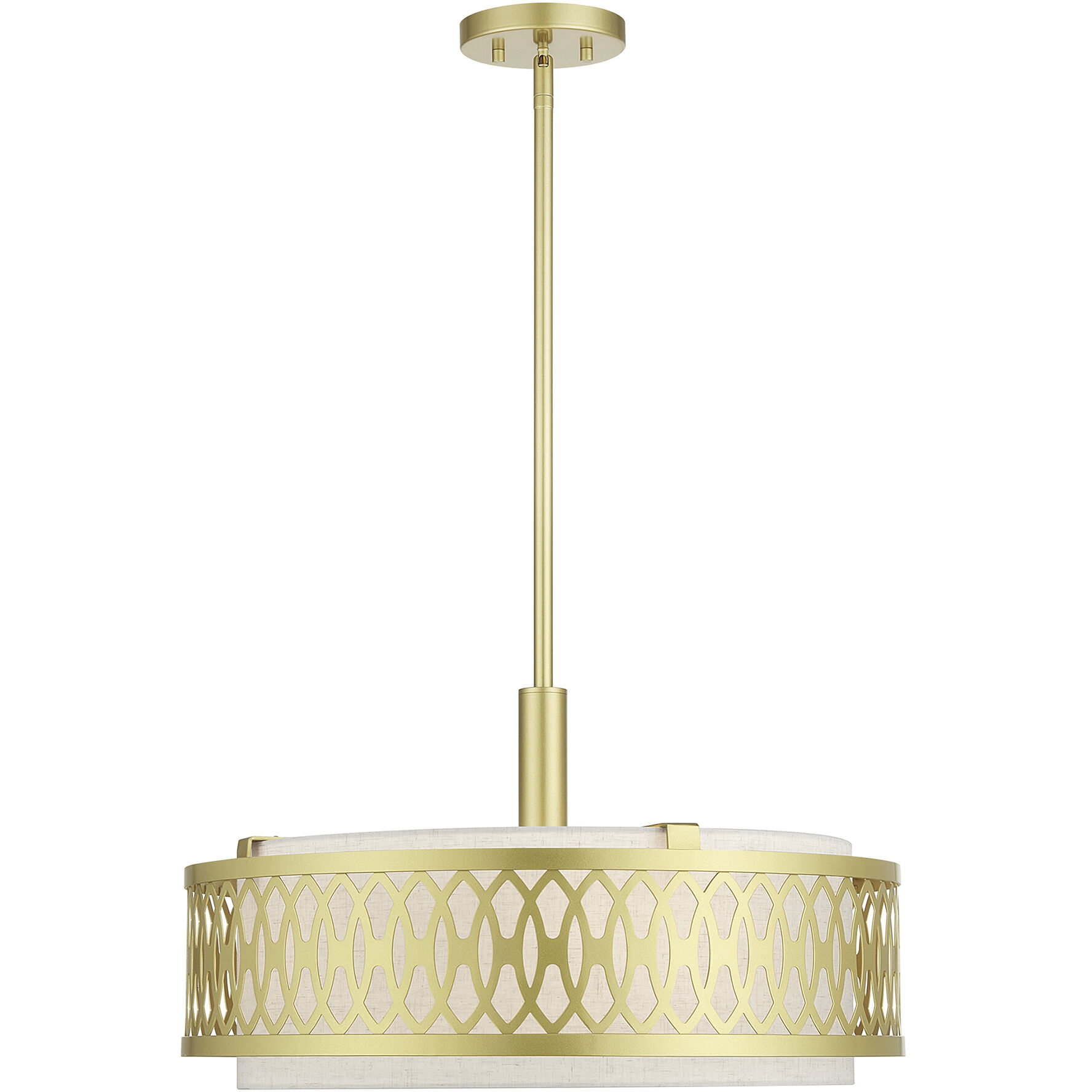 Vistaview 4 Light 21 inch Soft Gold Pendant Chandelier Ceiling Light