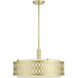 Vistaview 4 Light 21 inch Soft Gold Pendant Chandelier Ceiling Light
