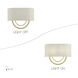 Stratton 2 Light 15 inch Soft Gold ADA ADA Sconce Wall Light