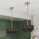 Florell 1 Light 13 inch Antique Brass Pendant Ceiling Light