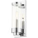 Hillcrest 1 Light 12 inch Polished Chrome Outdoor ADA Wall Lantern