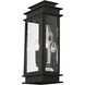 Princeton 2 Light 19 inch Black Outdoor Wall Lantern