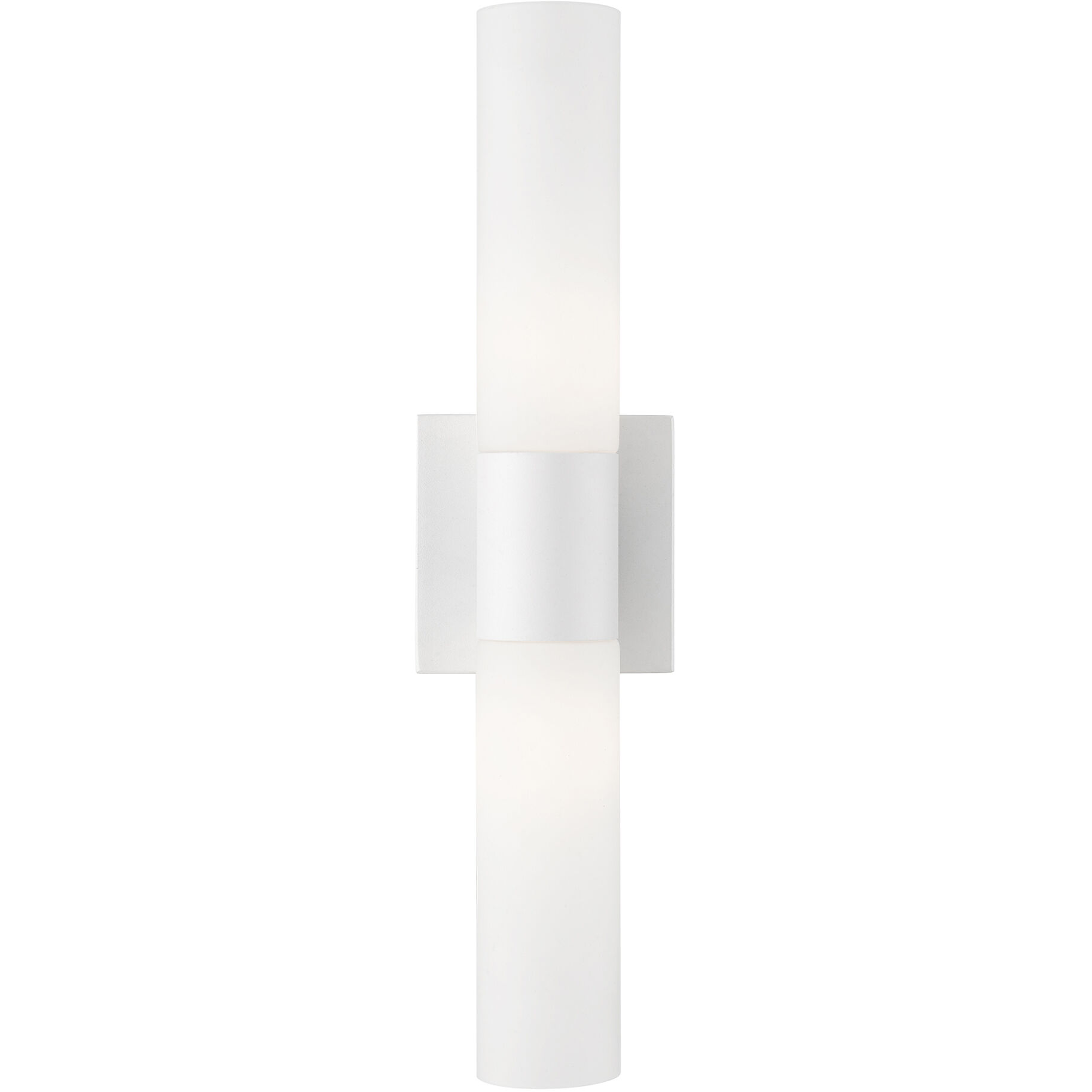 Aero 2 Light 5 inch Textured White with Brushed Nickel Accent ADA ADA Wall Sconce Wall Light