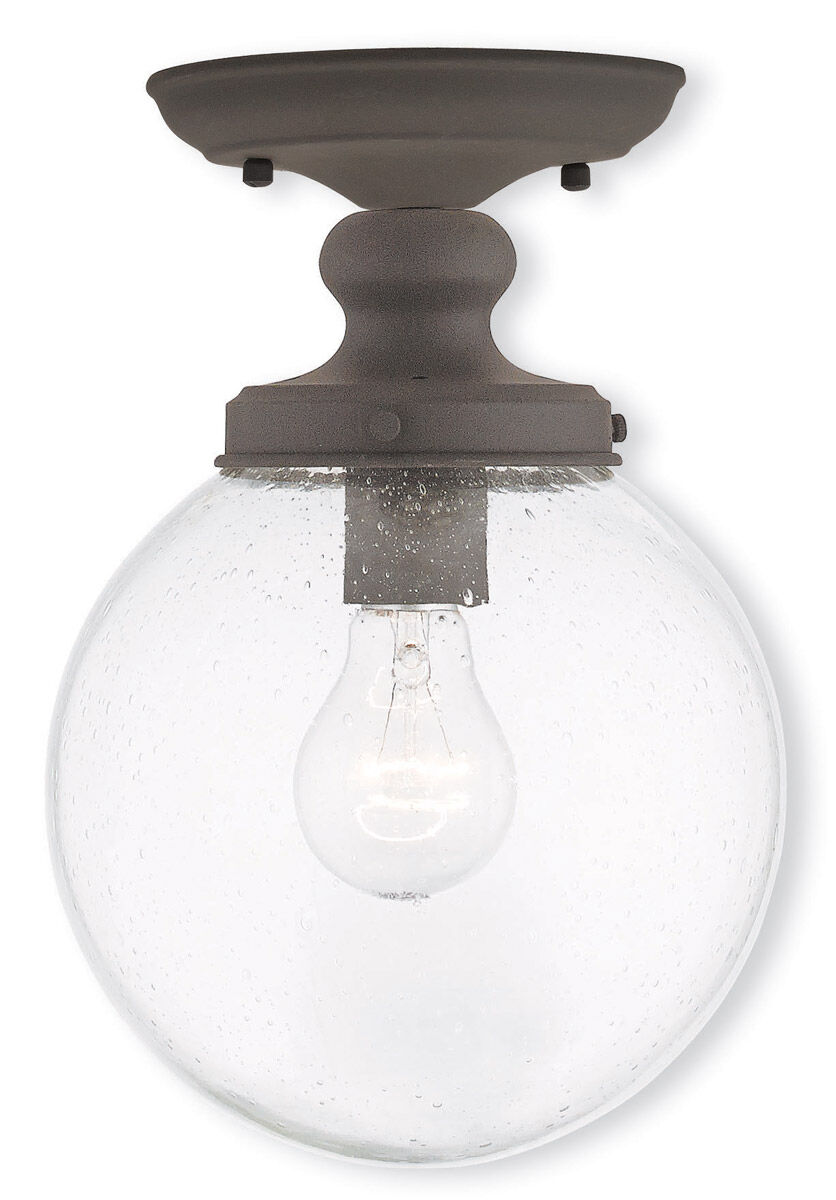 Northampton 1 Light 8 inch Bronze Semi-Flush Mount Ceiling Light