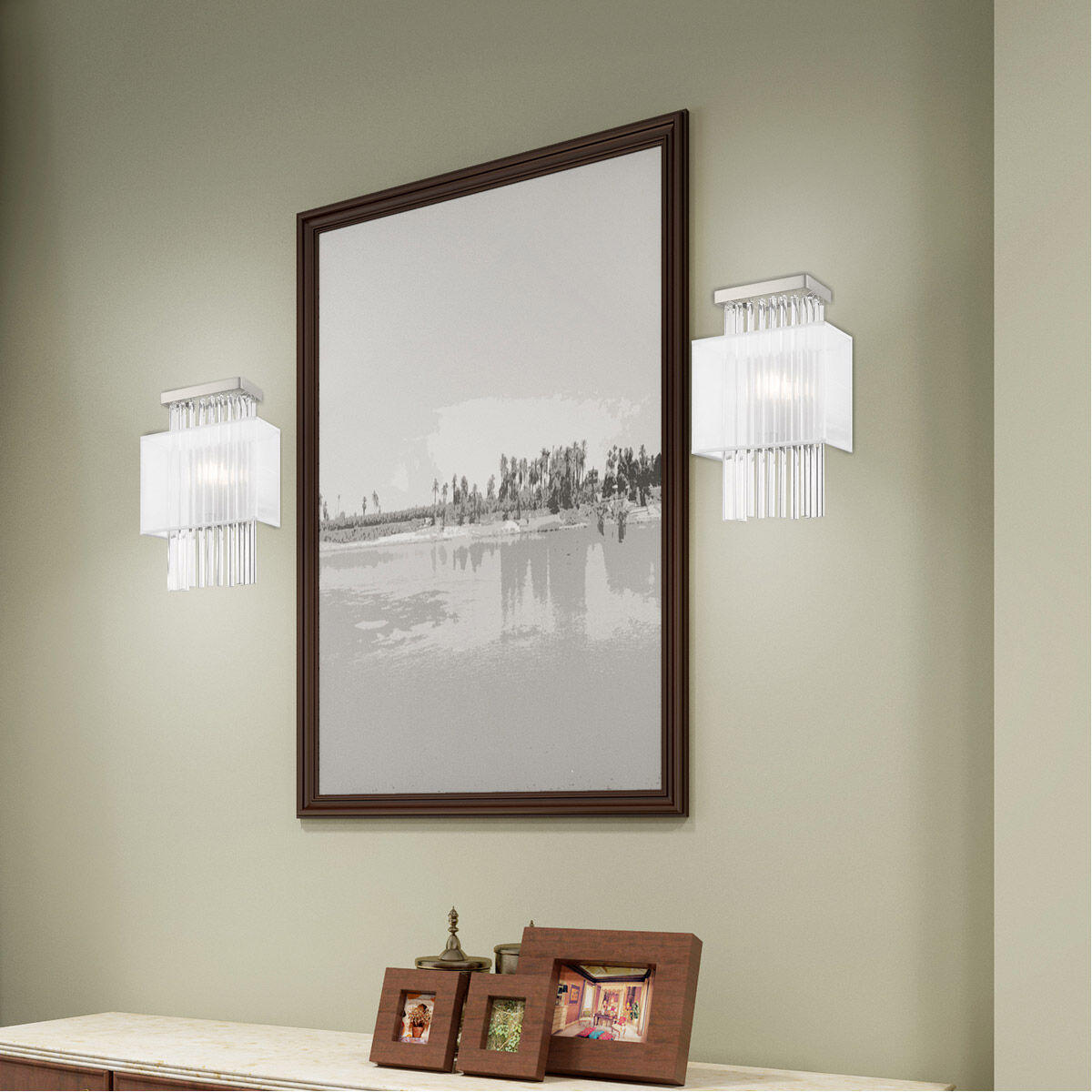 Alexis 1 Light 9 inch Brushed Nickel ADA ADA Wall Sconce Wall Light