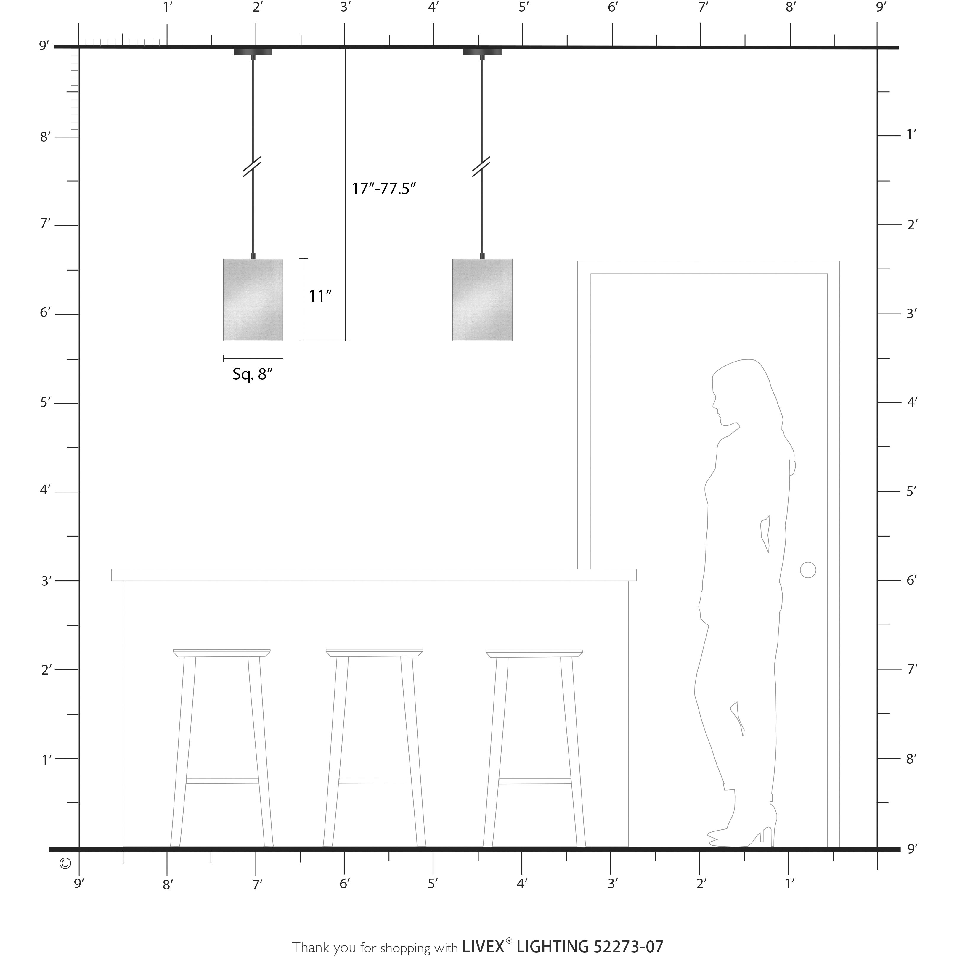 Summit 1 Light 8 inch Bronze Pendant Ceiling Light