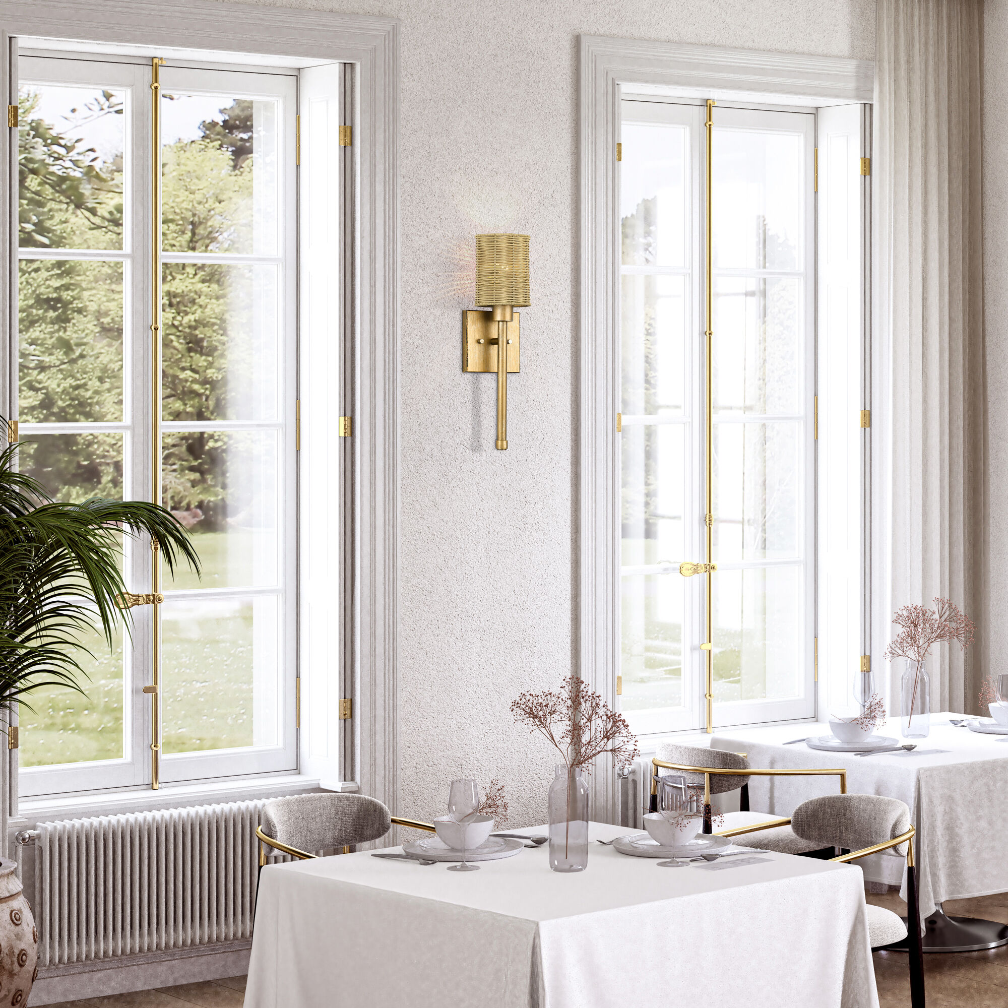 Weavington Wall Sconce Wall Light, Single