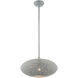 Charlton 1 Light 16 inch Nordic Gray with Brushed Nickel Accents Pendant Ceiling Light