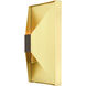 Lexford 2 Light 7 inch Satin Brass ADA ADA Sconce Wall Light