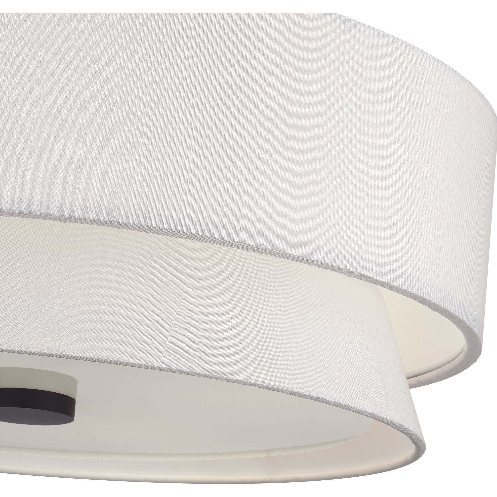 Fontana 4 Light 18 inch Bronze Semi-Flush Ceiling Light