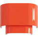 Springview 1 Light 11 inch Shiny Orange ADA Wall Sconce Wall Light