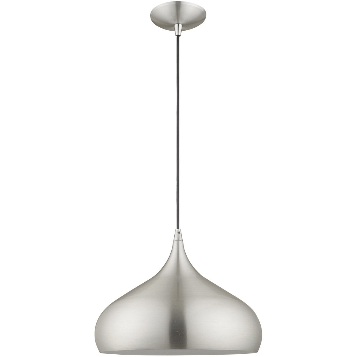 Allison 1 Light 14 inch Brushed Aluminum Mini Pendant Ceiling Light