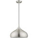Allison 1 Light 14 inch Brushed Aluminum Mini Pendant Ceiling Light