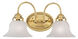 Edgemont 2 Light 17 inch Polished Brass Bath Vanity Wall Light