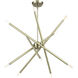 Soho 10 Light 28 inch Antique Brass Chandelier Ceiling Light