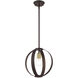 Modesto 1 Light 12 inch Bronze Pendant Ceiling Light
