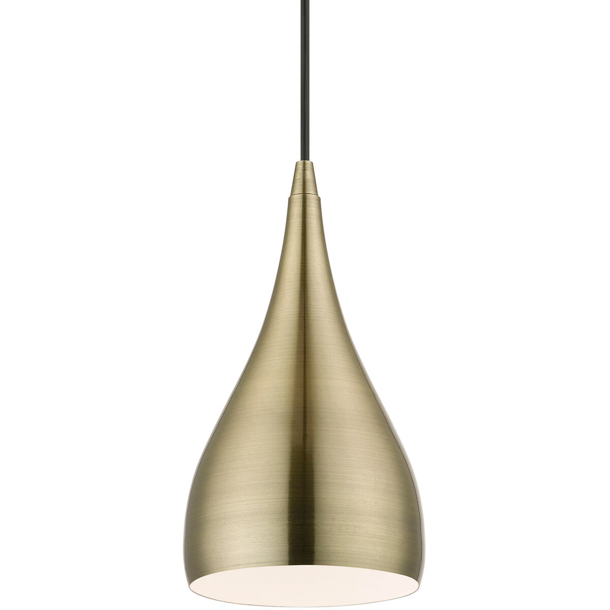 Amador 1 Light 6 inch Antique Brass Pendant Ceiling Light