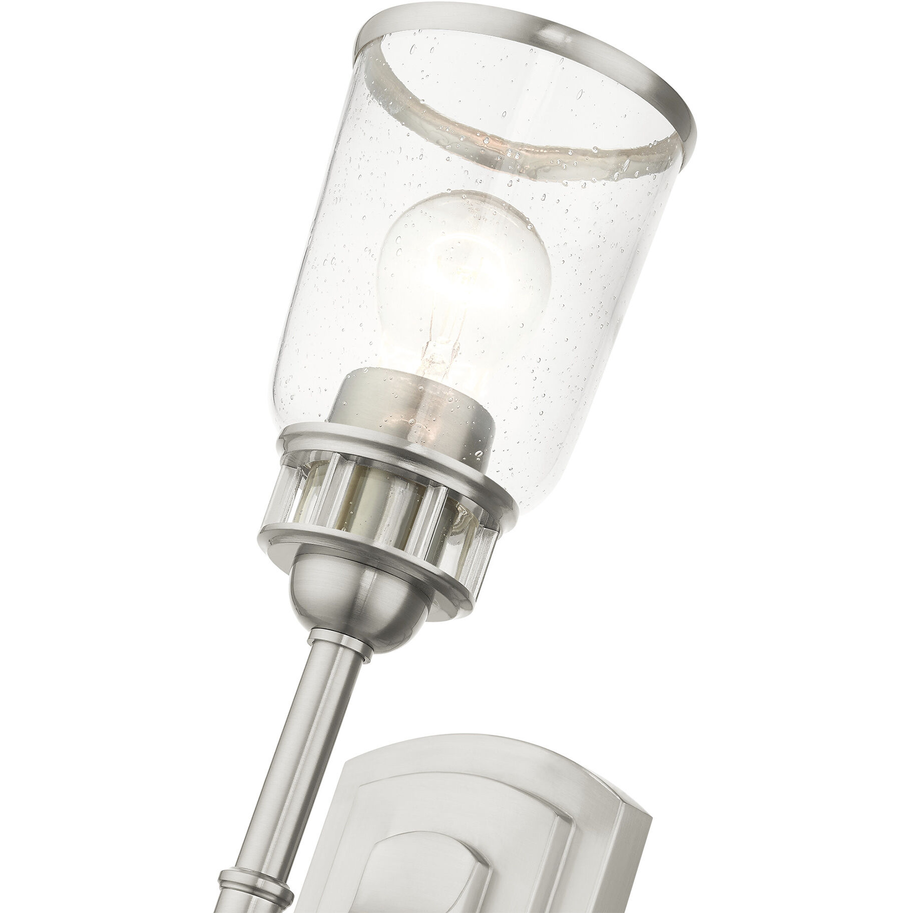 Lawrenceville 1 Light 5 inch Brushed Nickel Single Sconce Wall Light