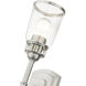 Lawrenceville 1 Light 5 inch Brushed Nickel Single Sconce Wall Light