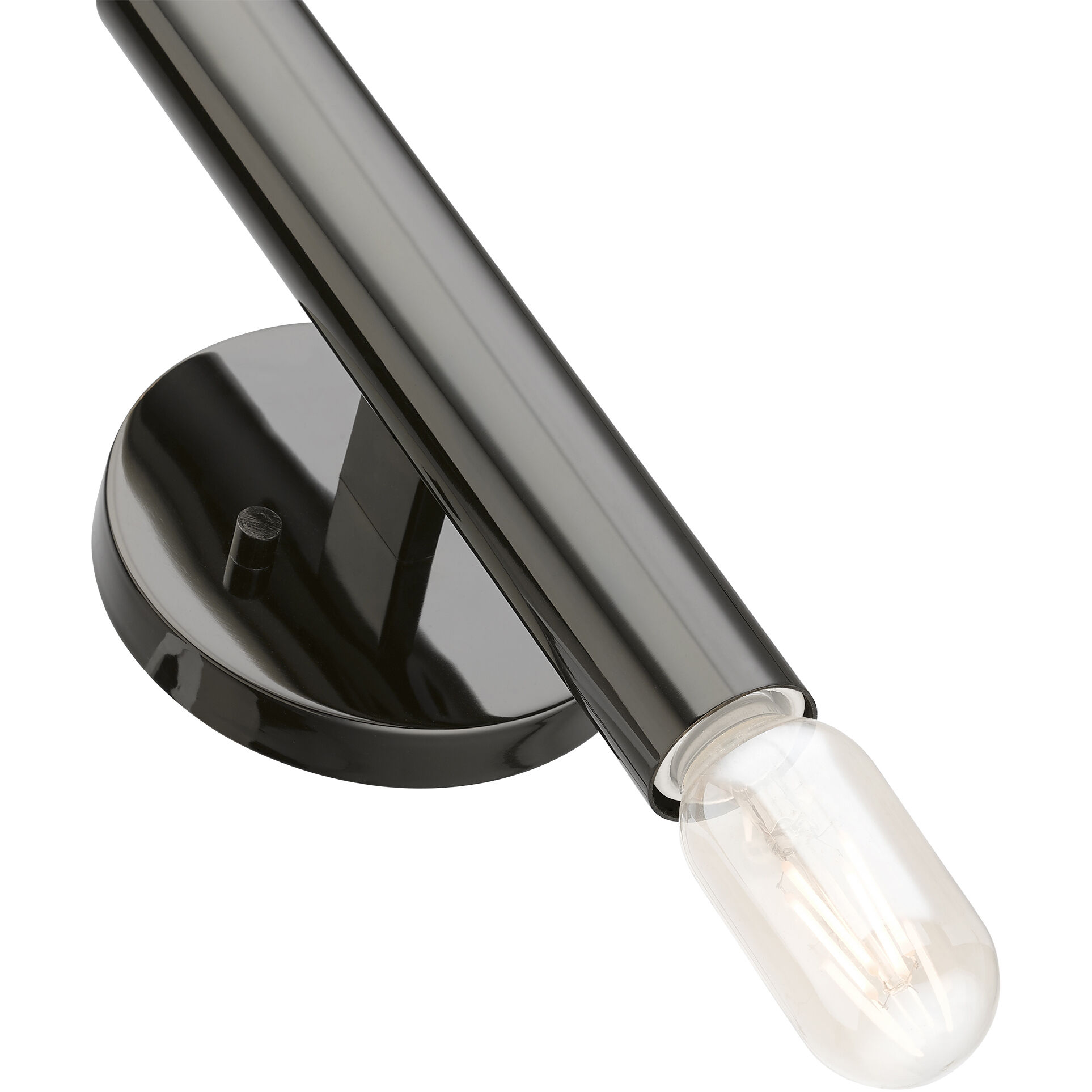 Copenhagen 2 Light 5 inch Black Chrome ADA Sconce Wall Light