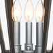 Morgan 3 Light 25.25 inch Textured Black Outdoor Post Top Lantern
