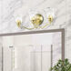Moreland 3 Light 24 inch Polished Brass Vanity Sconce Wall Light