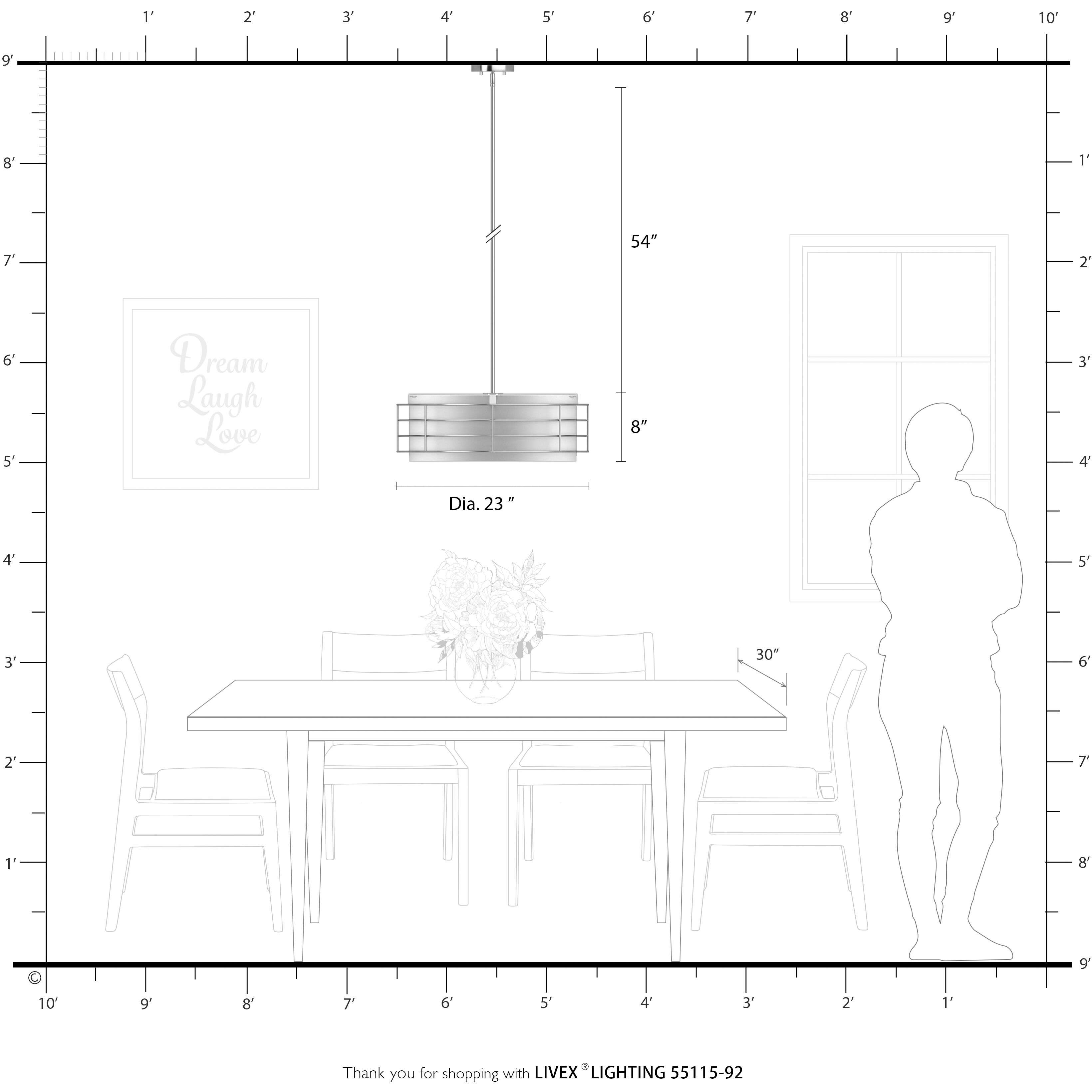 Blanchard 5 Light 23 inch English Bronze Pendant Chandelier Ceiling Light