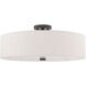 Meridian 5 Light 22 inch English Bronze Semi-Flush Mount Ceiling Light