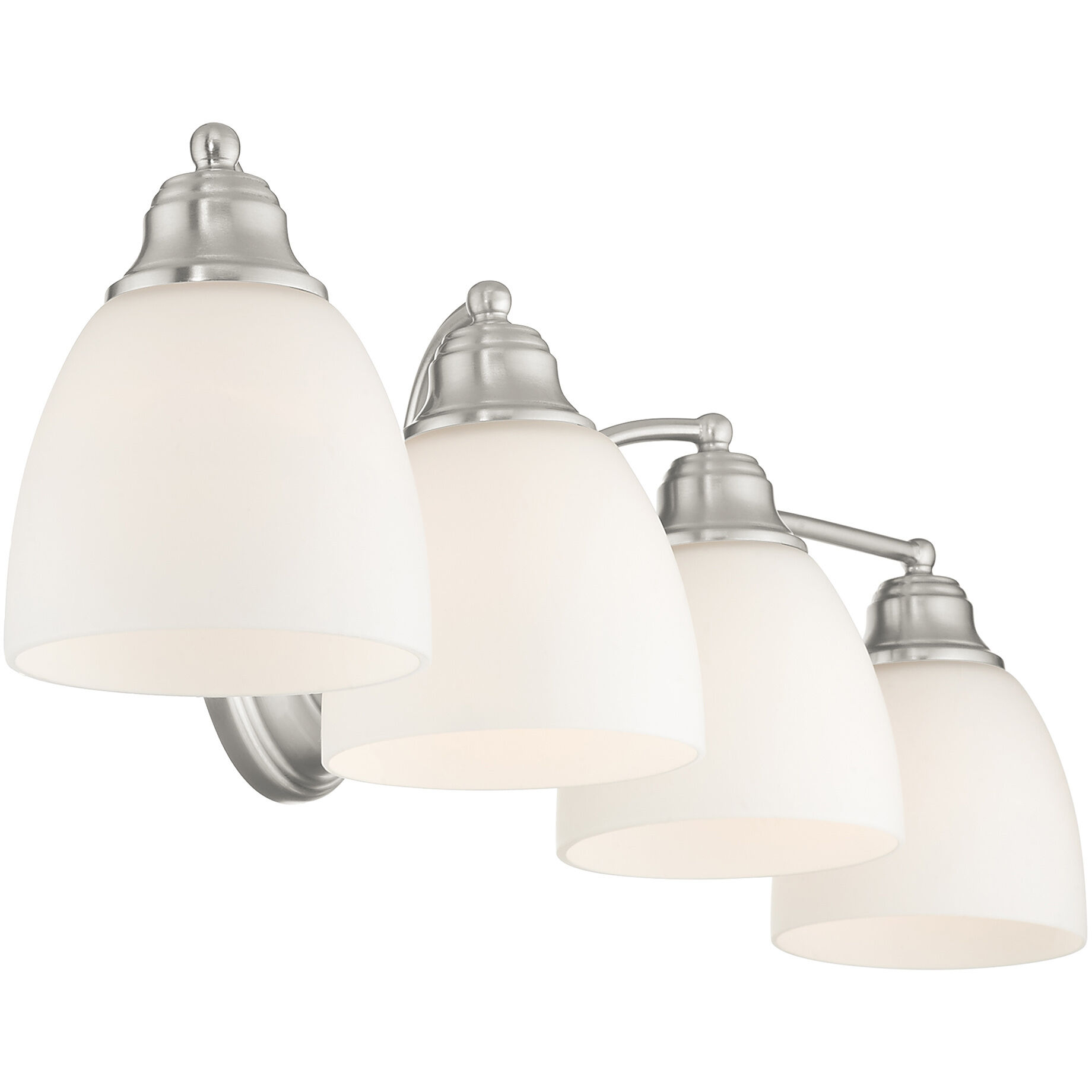 Somerville 4 Light 30 inch Brushed Nickel Bath Vanity Wall Light