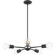 Lansdale 5 Light 19 inch Scandinavian Gray Chandelier Ceiling Light