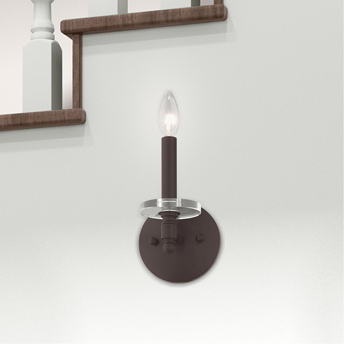 Bennington 1 Light 5 inch Bronze Wall Sconce Wall Light