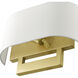 Allison Wall Sconce Wall Light in Satin Brass, Medium