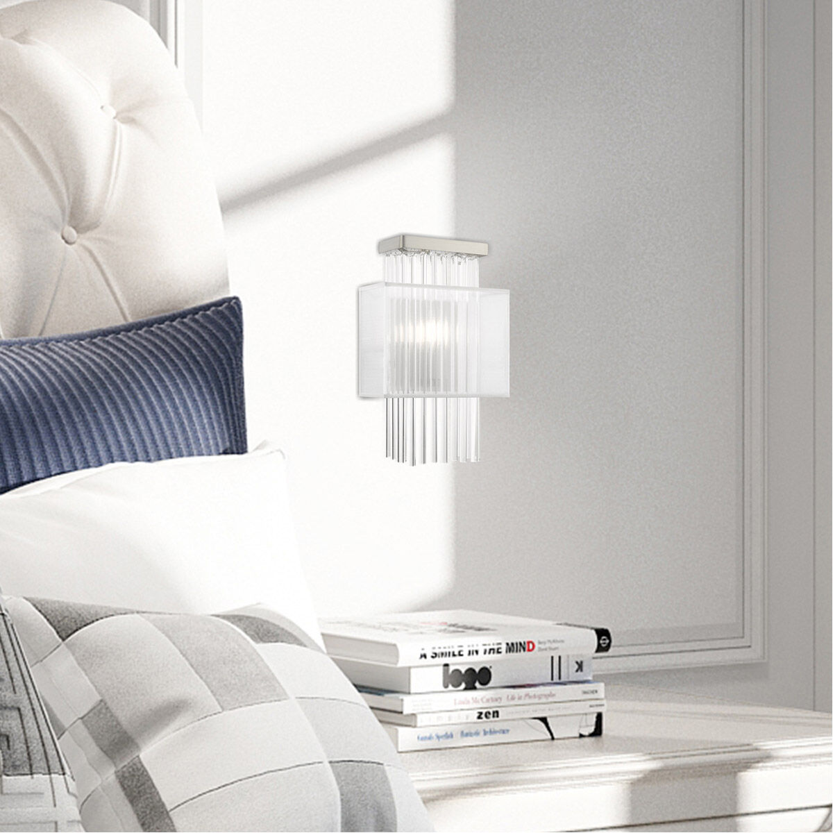 Alexis 1 Light 9 inch Brushed Nickel ADA ADA Wall Sconce Wall Light