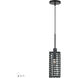 Twinewell 1 Light 5.13 inch Black Mini Pendant Ceiling Light