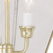 Westover 2 Light 9 inch Polished Brass Medium Outdoor Pendant Lantern
