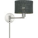 Weavington 15.5 inch 40.00 watt Brushed Nickel Swing Arm Wall Lamp Wall Light