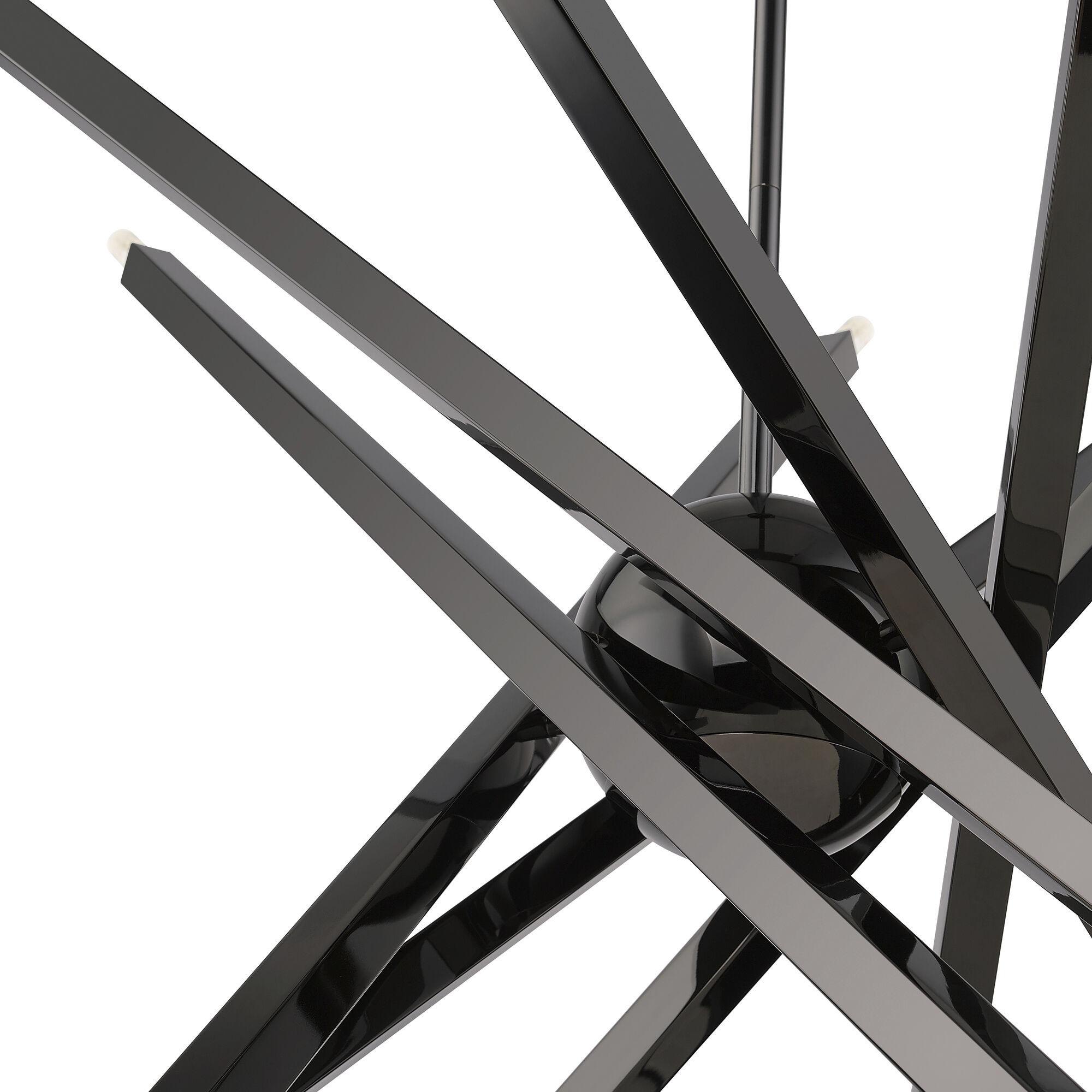 Monaco 14 Light 40 inch Black Chrome Chandelier Ceiling Light, Extra Large