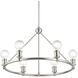 Lansdale 6 Light 25 inch Brushed Nickel Chandelier Ceiling Light