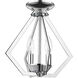 Prism 2 Light 11 inch Polished Chrome Convertible Mini Chandelier/Ceiling Mount Ceiling Light