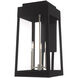 Oslo 3 Light 20 inch Black Outdoor Wall Lantern