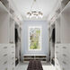 Midtown 6 Light 23 inch Brushed Nickel Chandelier Ceiling Light