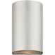 Bond 1 Light 7 inch Brushed Nickel Outdoor / Indoor Small Sconce, Small