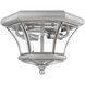 Monterey/Georgetown 2 Light 11 inch Brushed Nickel Outdoor Ceiling Mount