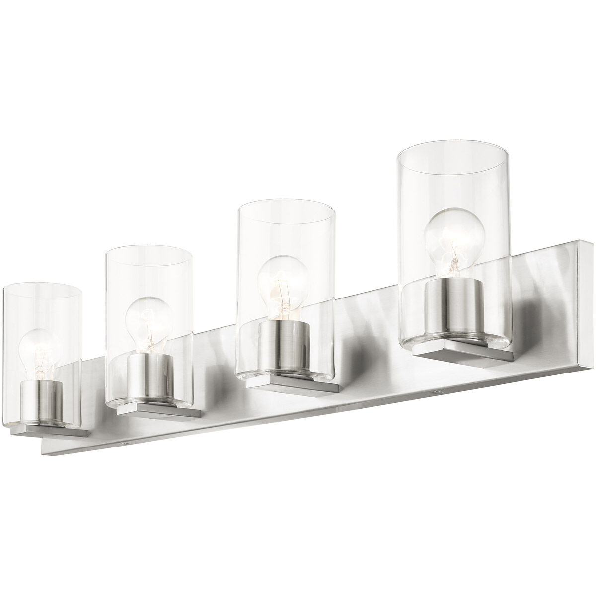 Zurich 4 Light 36 inch Brushed Nickel Vanity Sconce Wall Light