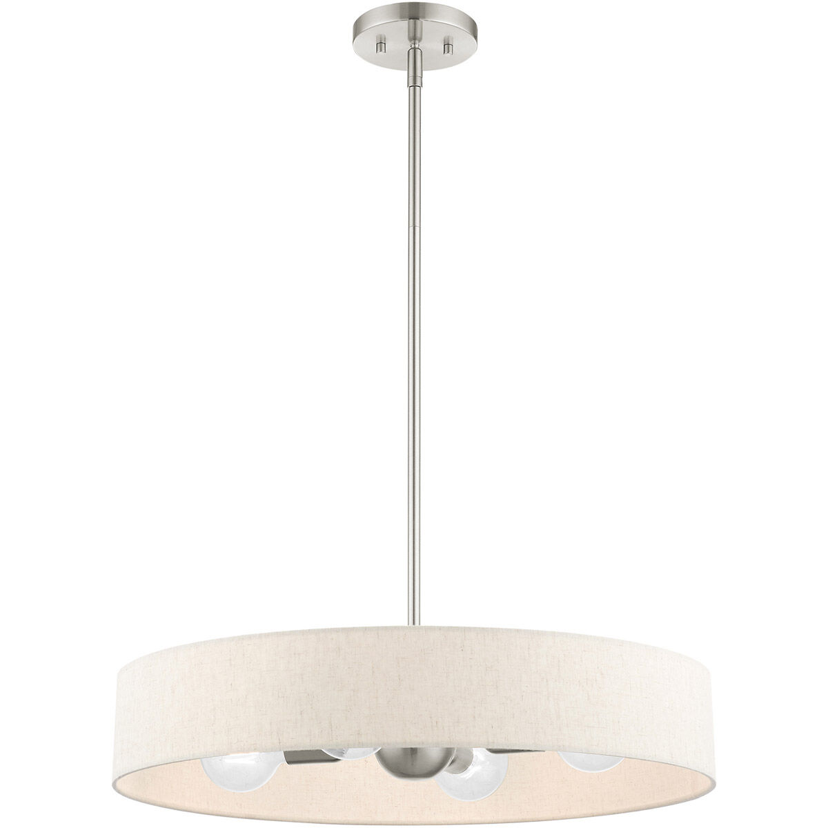 Venlo 4 Light 22 inch Brushed Nickel Pendant Ceiling Light