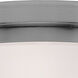 Stratus 3 Light 15.5 inch Brushed Nickel Flush Mount Ceiling Light